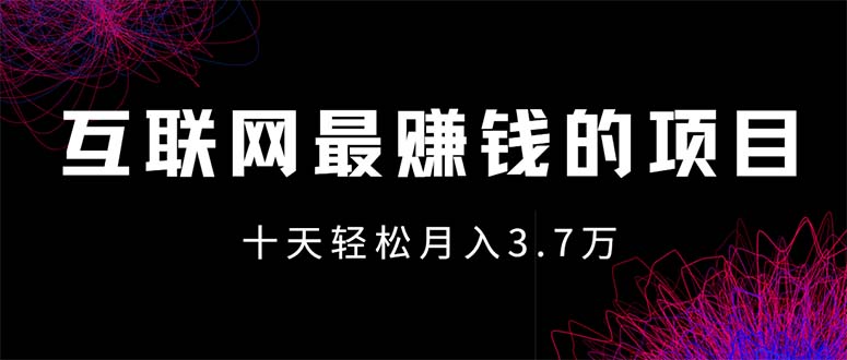 图片[1]-（12396期）互联网最赚钱的项目没有之一，轻松月入7万+，团队最新项目_生财有道创业网-生财有道