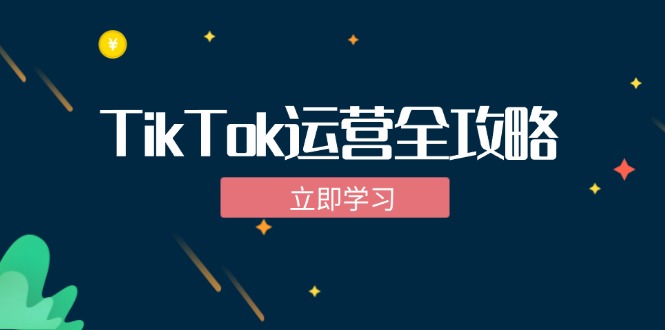 图片[1]-（12739期）TikTok实战运营全攻略：从下载软件到变现，抖音海外版实操教程_生财有道创业网-生财有道